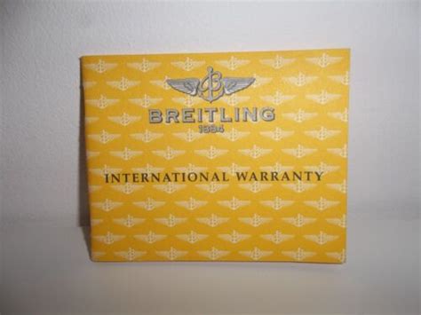 breitling international warranty card|breitling extended warranty.